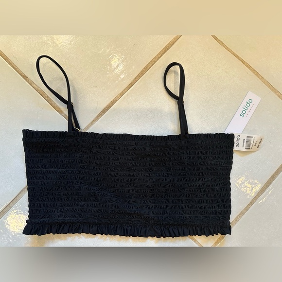 NWT Black Solido Two Piece Bikini - Picture 3 of 5